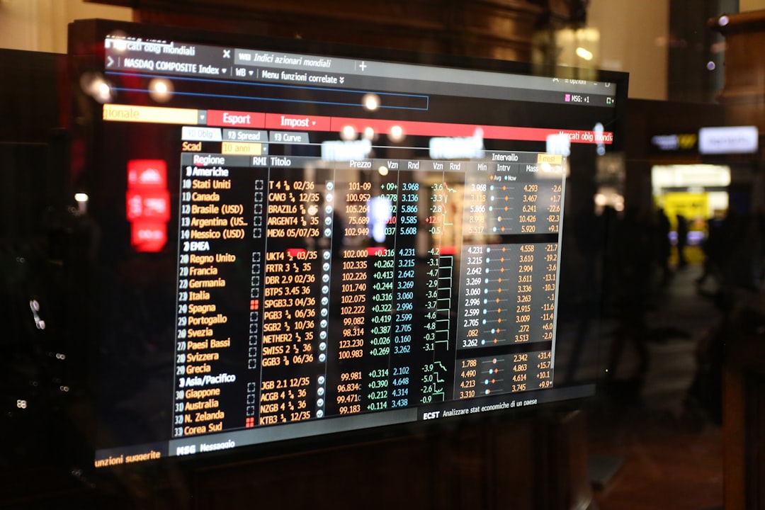 global stock market 2026 trading screen financial chart